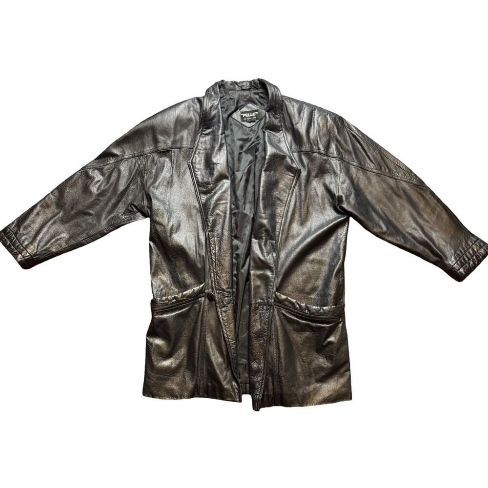 Pelle Unisex Black Leather Jacket